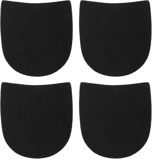 4PCS Shoe Repair Kit Heel, 3.8 * 3.4 Inch Shoe Heel Repair for Boots Suitable for Men Women Boot Shoes (Black) V1259-DP01-G-00029