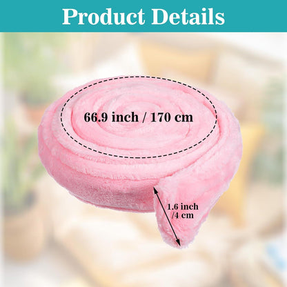 Reusable Robe Belt, 66.9 in Robe Tie for Unisex, Travel Home Hotel Spa, Sleep, (Pink, Adjustable) V1259-DP01-G-00033