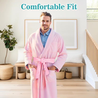 Reusable Robe Belt, 66.9 in Robe Tie for Unisex, Travel Home Hotel Spa, Sleep, (Pink, Adjustable) V1259-DP01-G-00033