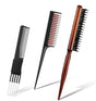 Teasing Combs for Women, 3 Pcs Hair Teasing Comb, Teaser Comb for Women Fine Hair, Slick Back, Volume, V1259-DP01-G-00044