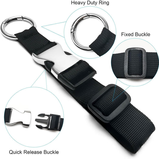 Add a Bag Luggage Straps Jacket Gripper Luggage Straps Baggage Suitcase for Travel Belt Luggage with Buckle V1259-DP01-G-00077