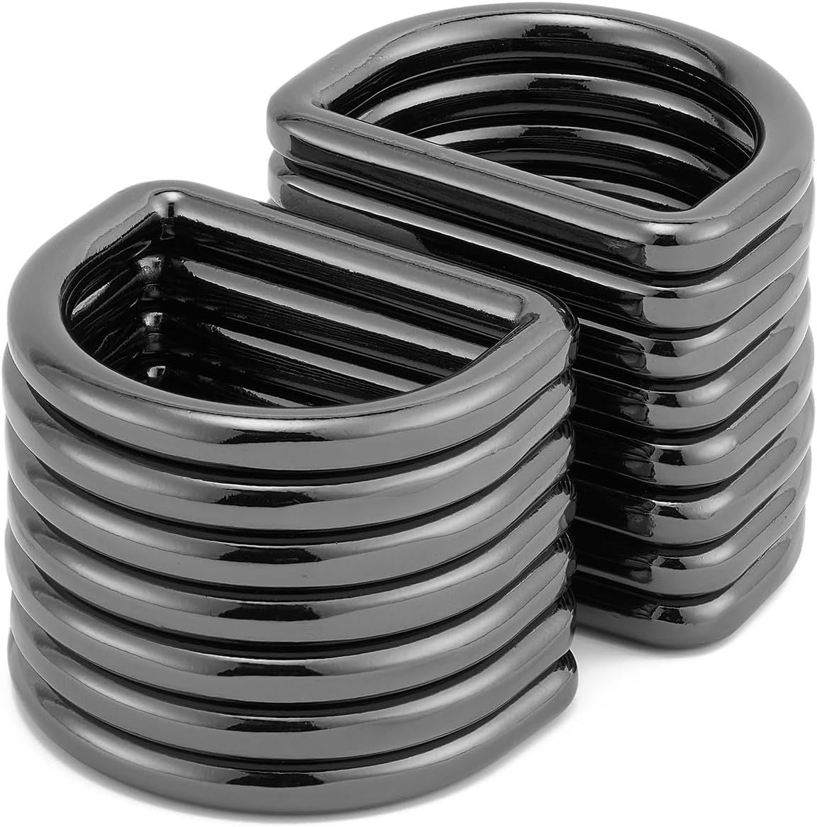 Metal D Ring,Heavy Duty Welded Solid D Rings for sewing,Purse Making Supplies,Backpacks,Webbing Straps V1259-DP01-G-00078