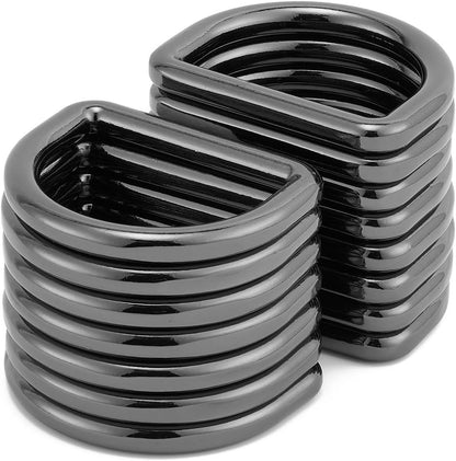 Metal D Ring,Heavy Duty Welded Solid D Rings for sewing,Purse Making Supplies,Backpacks,Webbing Straps V1259-DP01-G-00078