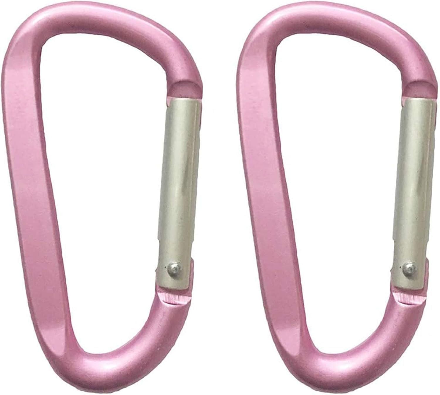 Large Carabiners Keychain 3" Aluminum D Shape Premium Durable D-Ring Carabiner Clip Hook Camping Accessories V1259-DP01-G-00094