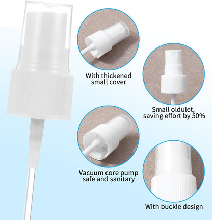 8 Pcs Spray Cap for Glycolic Acid, Spray Tops for Toner Bottles (White) V1259-DP01-H-00014
