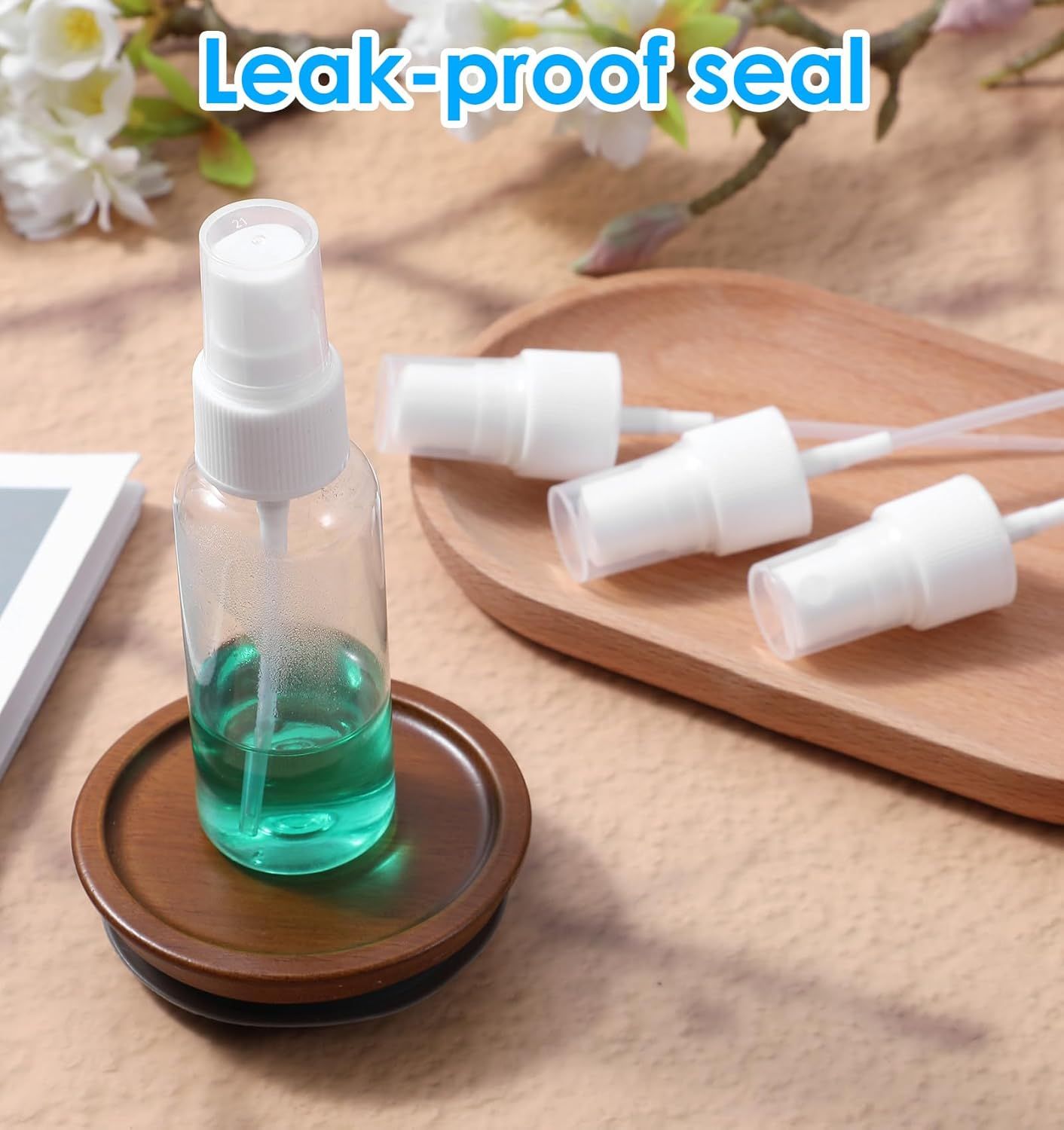 8 Pcs Spray Cap for Glycolic Acid, Spray Tops for Toner Bottles (White) V1259-DP01-H-00014