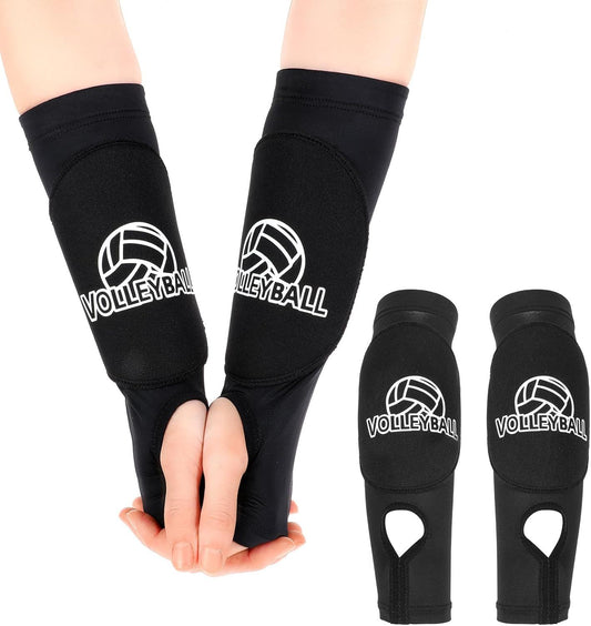Arm Sleeves for Volleyball, 10.2" Girls Volleyball Arm Sleeves with Soft Foam Arms Pads & Thumb Hole for Kids V1259-DP01-H-00025