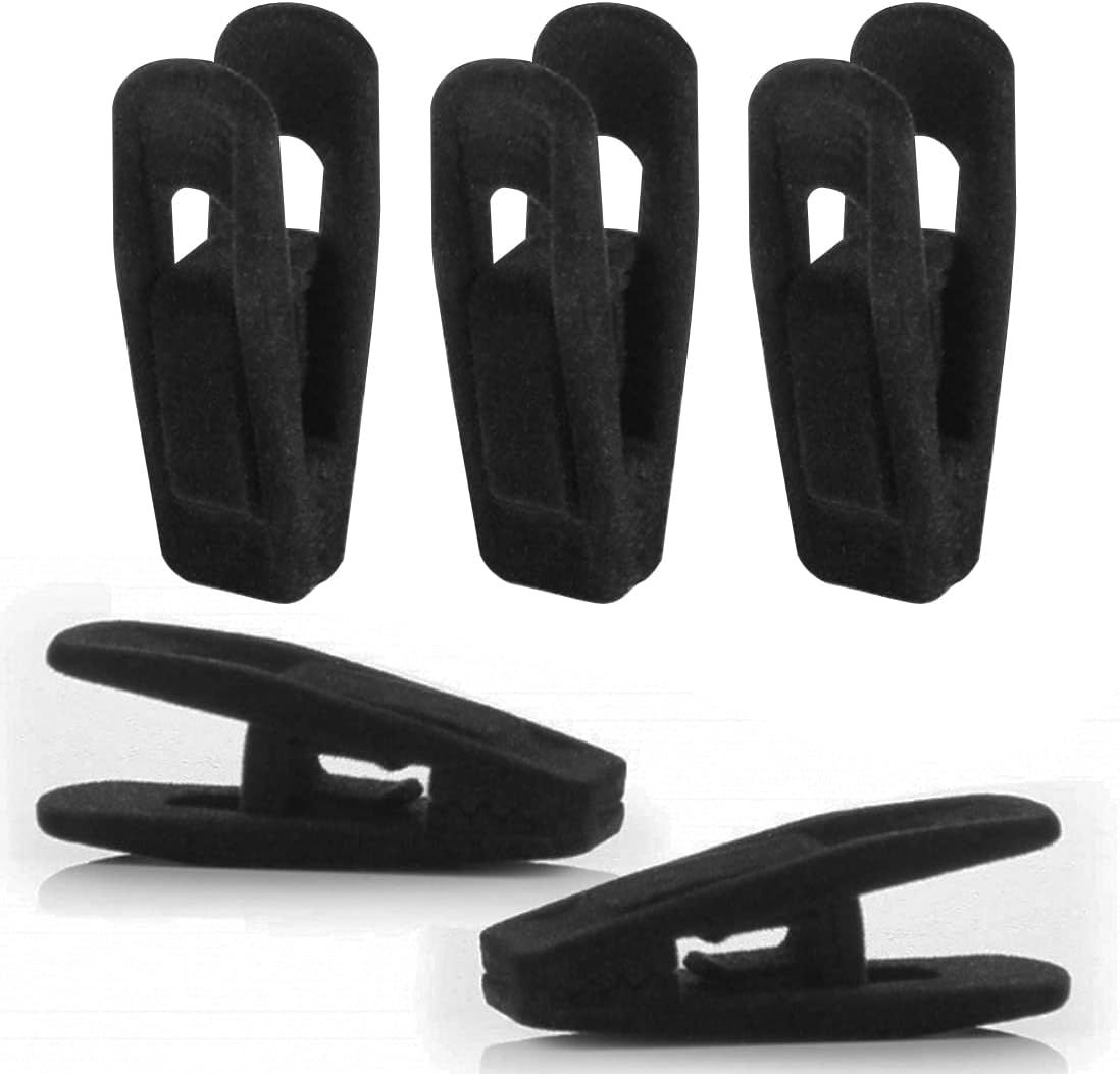 Velvet Hanger Clips - 20pcs Plastic Clips for Velvet Hangers V1259-DP01-H-00026