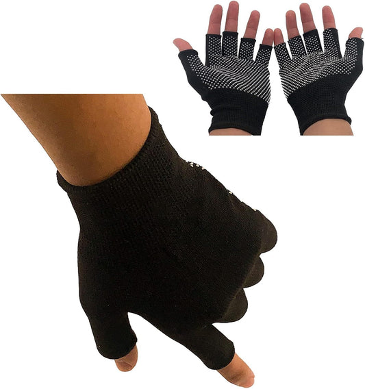 Summer Touchscreen Gloves for Women and Men, Anti-Slip Light Weight Half-Finger Gloves for Hiking, Warm Glove V1259-DP01-H-00027