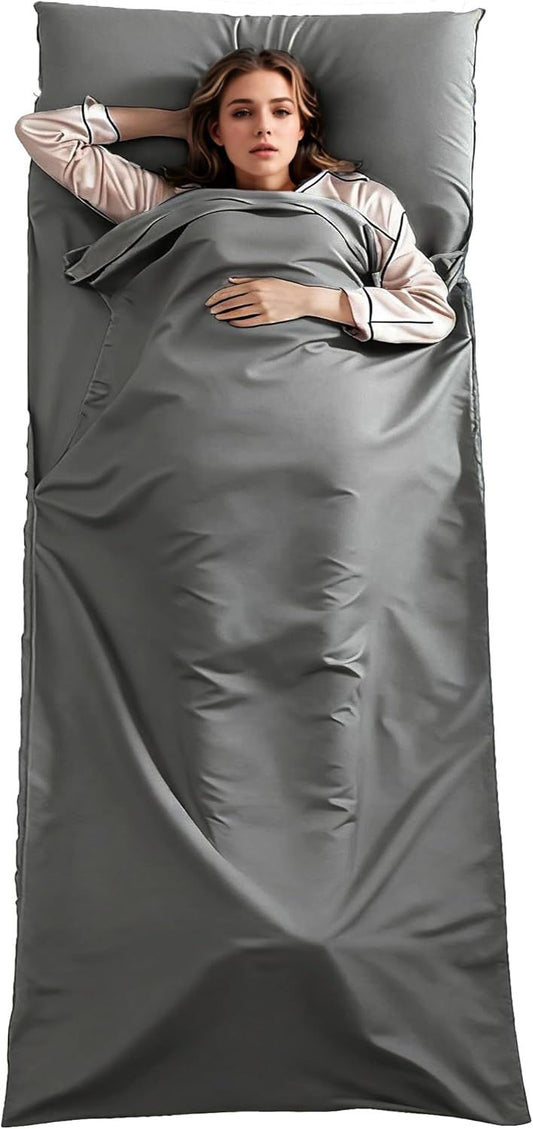 Sleeping Bag Liner Adult Sleep Sack Lightweight Portable Travel Sheets for Hotel Double Sleeping Bag Liners V1259-DP01-H-00039