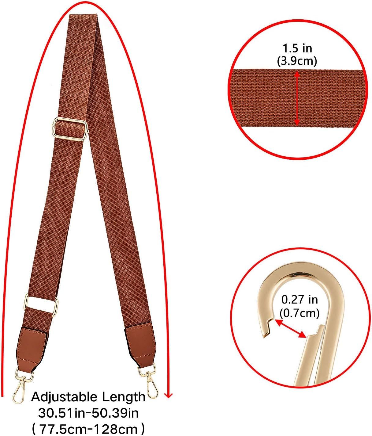 Wide Shoulder Purse Strap Replacement Adjustable Belt Canvas Bag Crossbody Handbag V1259-DP01-H-00047