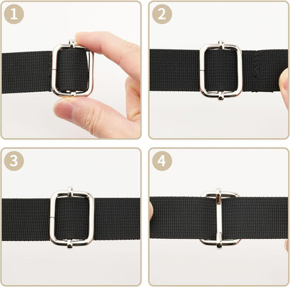 Metal Buckles Adjustable Slide for Purse Bag Hardware Making Supplies Backpack replacement Hardware Pin Strap V1259-DP01-H-00054