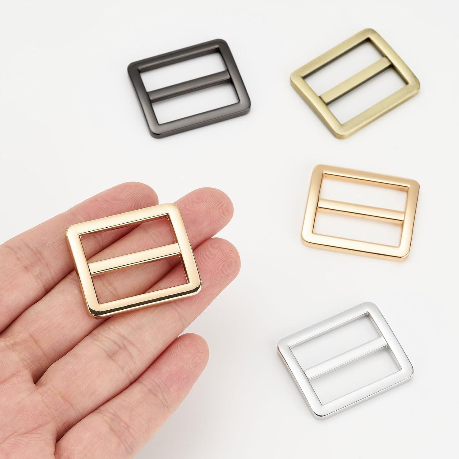 Metal Buckles Adjustable Slide for Purse Bag Hardware Making Supplies Backpack replacement Belt V1259-DP01-H-00060