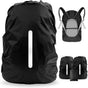 2 Pack Waterproof Rain Cover for Backpack, Reflective Rainproof Protector for Anti-Dust and Anti-Theft,M Size V1259-DP01-H-00071