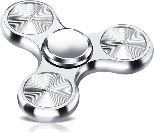 Fidget Spinner for Adults, Ultra Durable Metal Silent Fidget Spinners, Sensory Fidget Toys with Stainless V1259-DP01-H-00080