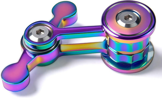 Fidget Spinner for Adults, Metal Silent Figette Office Desk Toy Quiet Cool Gadgets Gifts for Teen Boys Kid V1259-DP01-H-00138