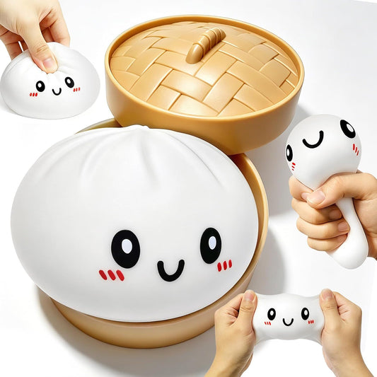 Dumpling Squishies, 2026 Newly Upgraded Dumpling Stress Ball, Squishy Dumpling Toy Mystery Box, Sensory V1259-DP01-H-00144