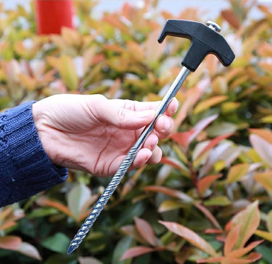 20 Pack Tent Stakes Heavy Duty, 8 Inch Tent Stakes Tent Pegs Camping Non-Rust Ground Stakes for Camping V1259-DP01-I-00015