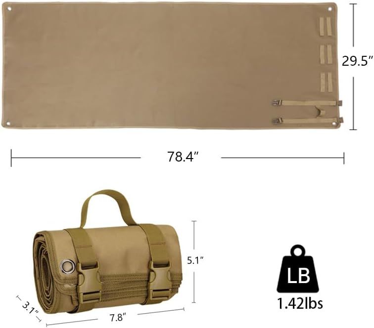 Outdoor Camping Tactical Training Shooting Mat Anti Slip Pad, Waterproof and Moisture-Proof Folding Mat V1259-DP01-I-00020