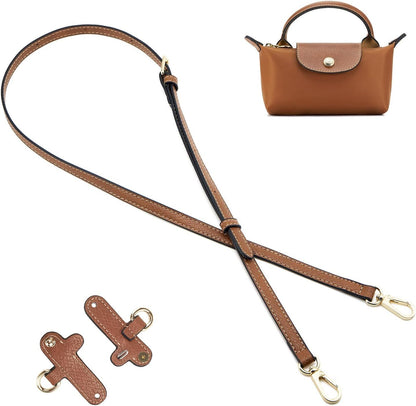 Leather Strap Suitable for Longchamp Handbag,Crossbody Adjustable Shoulder Strap Conversion Kit V1259-DP01-I-00029
