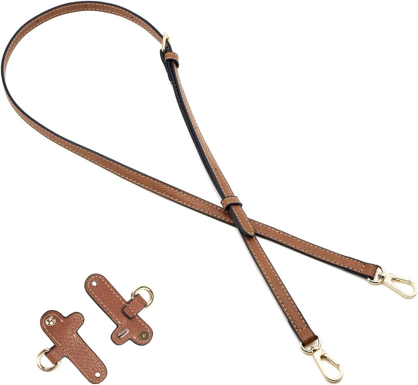 Leather Strap Suitable for Longchamp Handbag,Crossbody Adjustable Shoulder Strap Conversion Kit V1259-DP01-I-00029