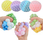 4 PCS Colorful Mesh Grape Stress Balls - Squeeze Color Change Fidget Toys for Stress Relief and Hand Exercise V1259-DP01-I-00047