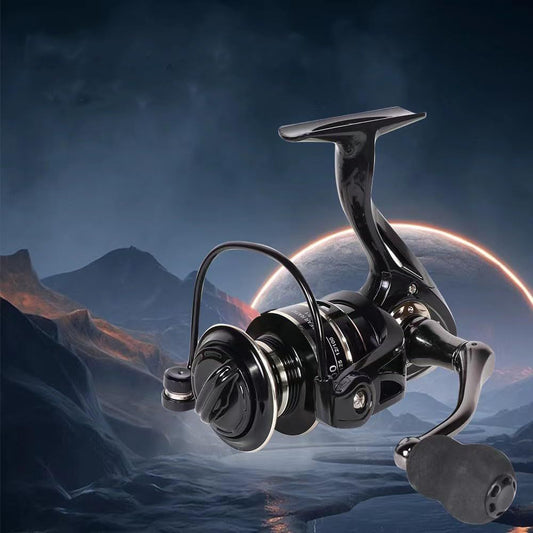 All Metal Spinning Fishing Reel - Ultra Smooth 5.2:1 Gear Ratio Saltwater Freshwater - Corrosion Resistant V1259-DROP001-REEL-1000-RED