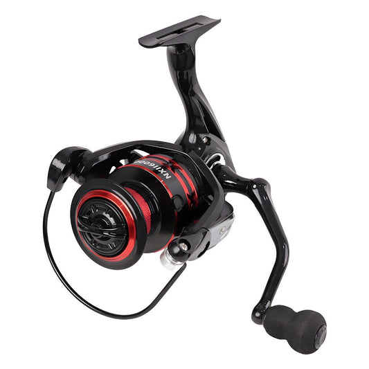 All Metal Spinning Fishing Reel - Ultra Smooth 4.7:1 Gear Ratio Saltwater Freshwater - Corrosion Resistant V1259-DROP001-REEL-6000-RED