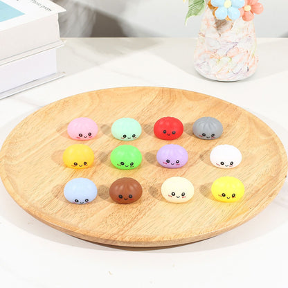 Fidget Squishy Stress Relief Toy - Mystery Dumpling Squishy Calendar Blind Box - Adult Decompression Squeeze Toy - GJ859
