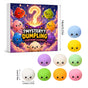 Fidget Squishy Stress Relief Toy 9-Grid Blind Box - Mystery Dumpling Squishy Calendar - Adult Decompression Squeeze Toy - GJ862-003