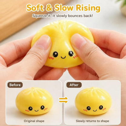 Fidget Squishy Stress Relief Toy 9-Grid Blind Box - Mystery Dumpling Squishy Calendar - Adult Decompression Squeeze Toy - GJ862-003