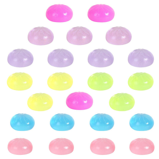 Adult Squishy Stress Relief Toy 24-Day Countdown Surprise Set - Mystery Dumpling Squeeze Calendar Gift Box - Decompression Toy - GJ876-001