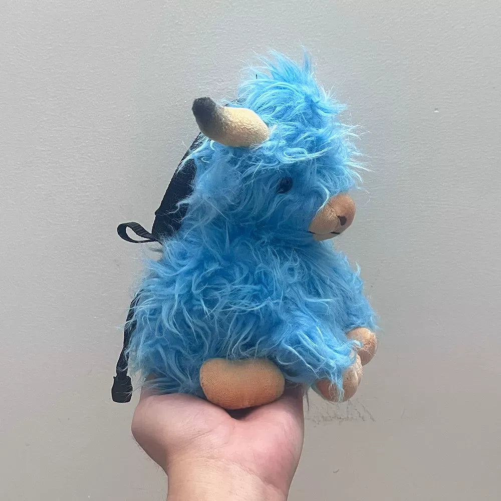 Blue Highland Cattle Chalk Bag Rock Climbing Equipment V1261-BLUEHIGHLANDCATTLE001