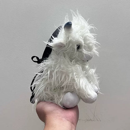White Highland Cattle Chalk Bag Rock Climbing Equipment V1261-HIGHLANDCATTLE001