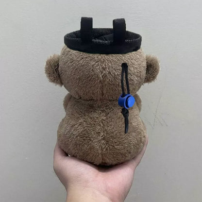 Lucky Monkey Chalk Bag Rock Climbing Chalk Bag Suitable Bouldering Gym Indoor & Outdoor Climbing with V1261-LUCKYMONKEY001