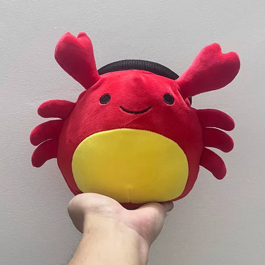 Red Crab Chalk Bag Rock Climbing Chalk Bag Suitable Bouldering Gym Indoor & Outdoor Climbing with Adjustable V1261-REDCRAB001