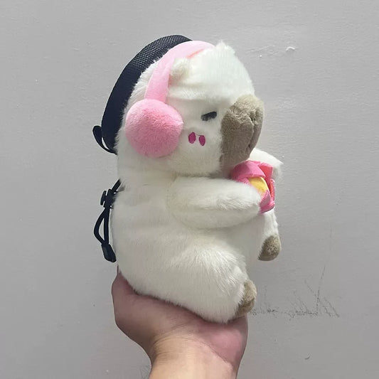 White Earphone Capybara Chalk Bag Rock Climbing Chalk Bag V1261-SNORLAX001