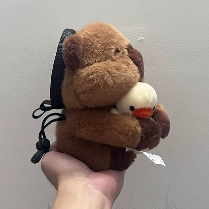 Capybara Hold Duck Chalk Bag Rock Climbing Chalk Bag V1261-STITCH001
