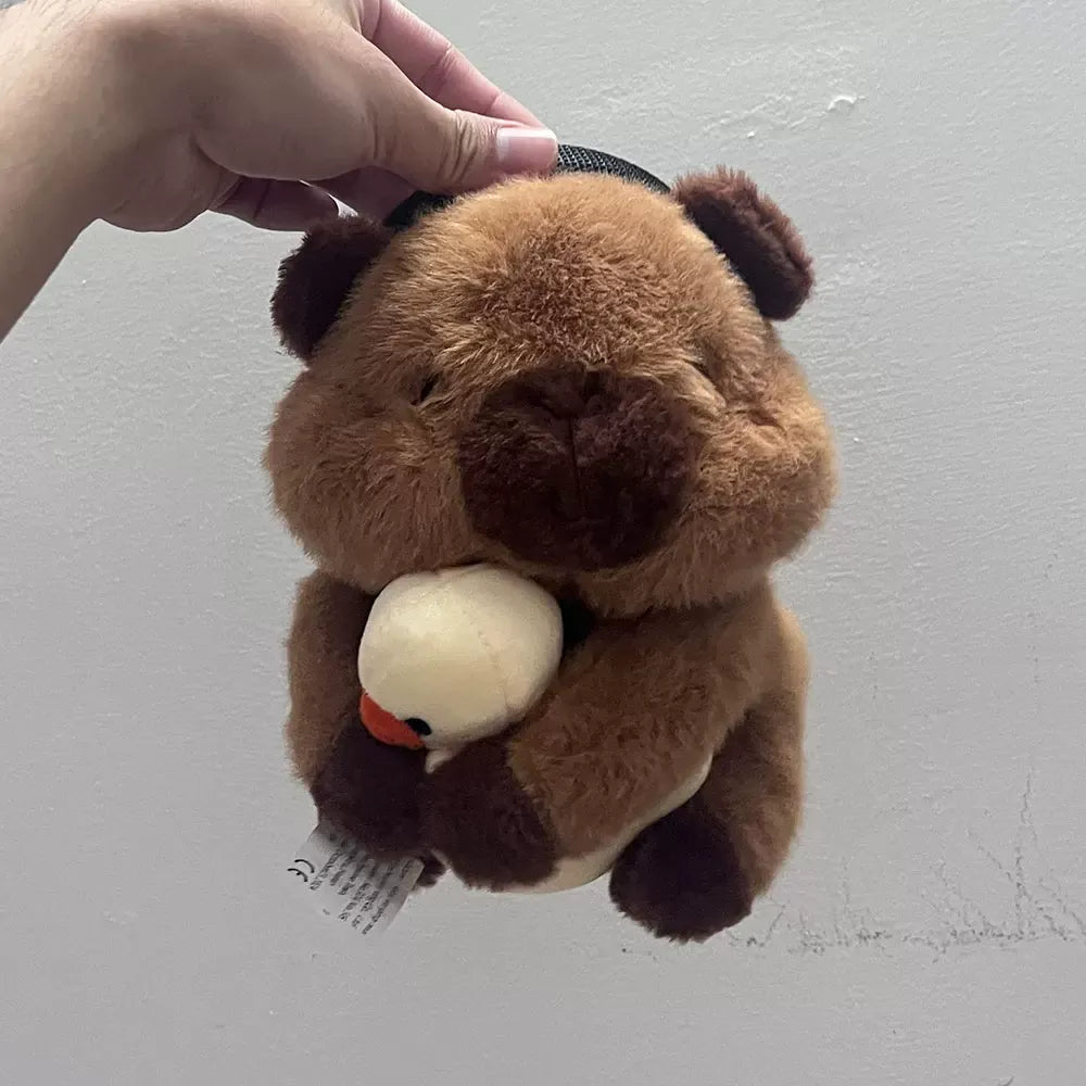 Capybara Hold Duck Chalk Bag Rock Climbing Chalk Bag V1261-STITCH001