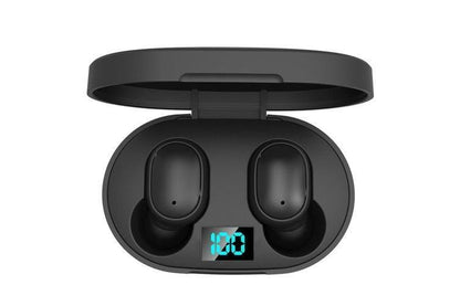 E6S Wireless 6D Stereo V5.0 Bluetooth-compatible In-ear Earbuds Sports Earphones with Mic V1263-JX-1