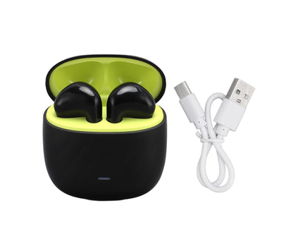 Language Translator Earbuds Wireless Bluetooth 5.3 Noise Reduction Support 84 Languages Waterproof Voice Black V1263-JX-100