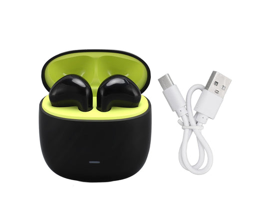 Language Translator Earbuds Wireless Bluetooth 5.3 Noise Reduction Support 84 Languages Waterproof Voice Black V1263-JX-100