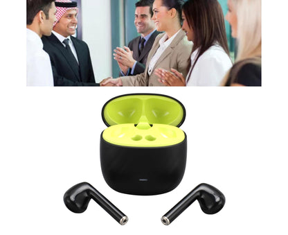 Language Translator Earbuds Wireless Bluetooth 5.3 Noise Reduction Support 84 Languages Waterproof Voice Black V1263-JX-100