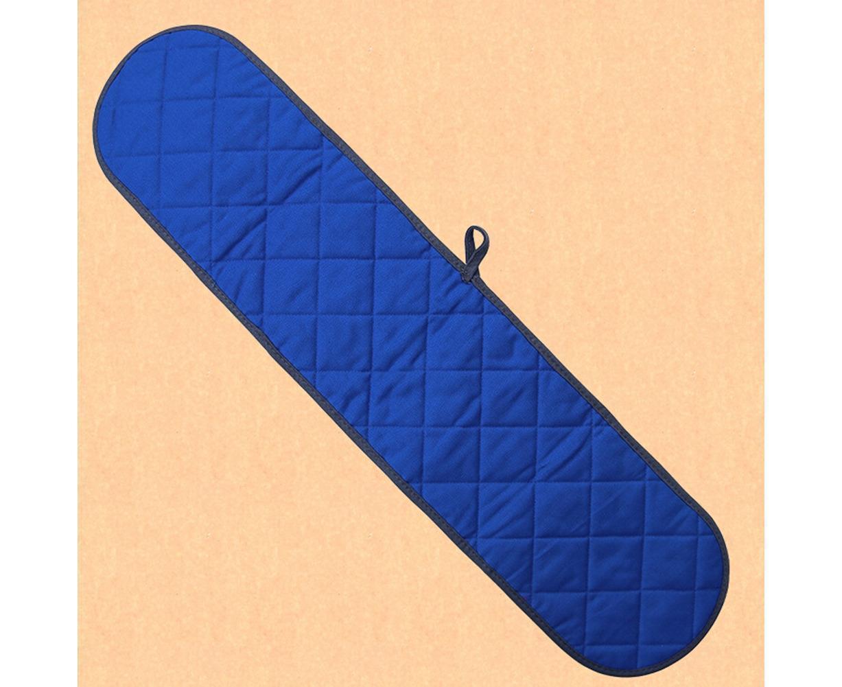 Double-ended Heat Resistant Cotton Mitt Oven Padded Kitchen Baking Glove Tool-Blue V1263-JX-1000