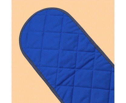 Double-ended Heat Resistant Cotton Mitt Oven Padded Kitchen Baking Glove Tool-Blue V1263-JX-1000