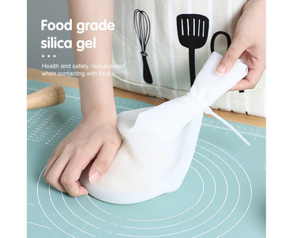 Kneading Dough Bag Food Grade Non-stick Silicone Non-deformation Flour Mixing Bag Baking Tool-L V1263-JX-1002