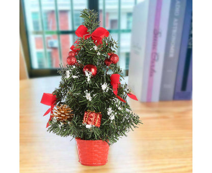 30cm Mini Christmas Tree Artificial Christmas Tree-Red V1263-JX-1004