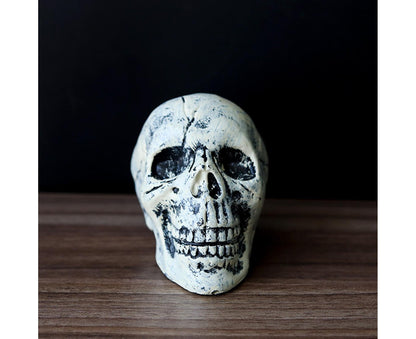6 Pcs/Set Halloween Skull Ornament Artificial Realistic Increase Atmosphere Durable Clear Texture Skeleton V1263-JX-1018