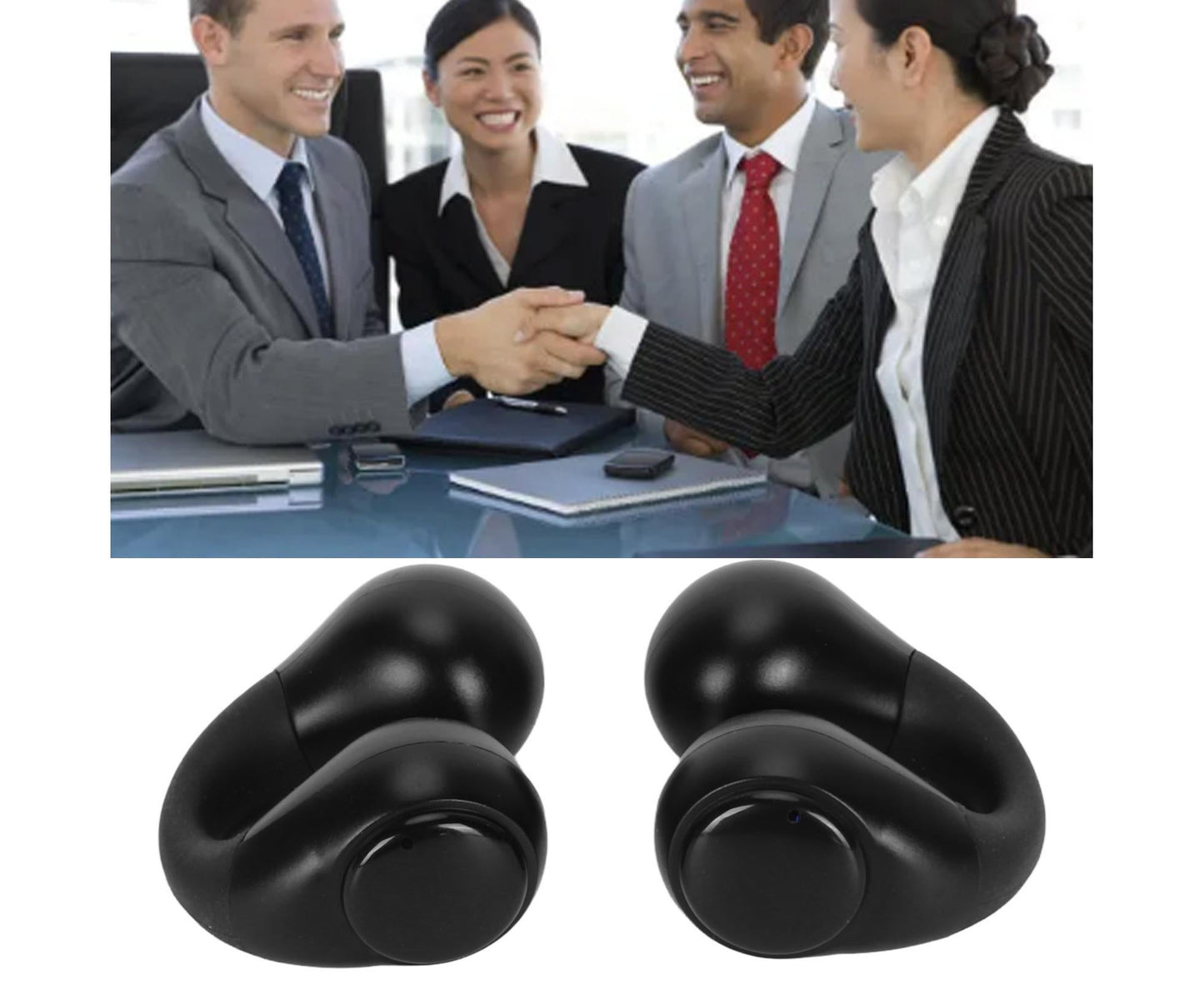 Language Translator Earbuds 144 Languages Bluetooth 5.3 Noise Reduction Wireless Device with Digital Display V1263-JX-102