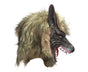Halloween Horror Savage Wolf Head Mask Masquerade Fluffy Headgear Decoration-Brown V1263-JX-1024